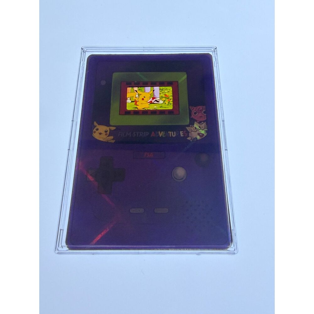 Pokémon: The First Movie — REAL Film Cell: Pikachu Invitation (FSA Card)